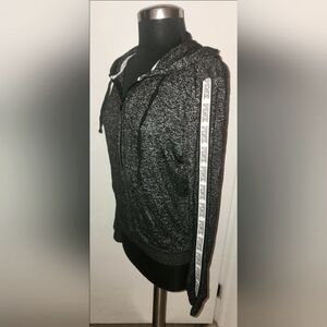 Victorias Secret PINK Pajama Hooded Sweatshirt Athletic Full Zip Jogger Hoodie M